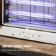 image 5 of Outsunny 30W Electric Fly Zapper, Bug Zapper with UK Plug, 2 UV Bulbs, Hanging Chain, OnOff Switch and Removable Catch Tray
