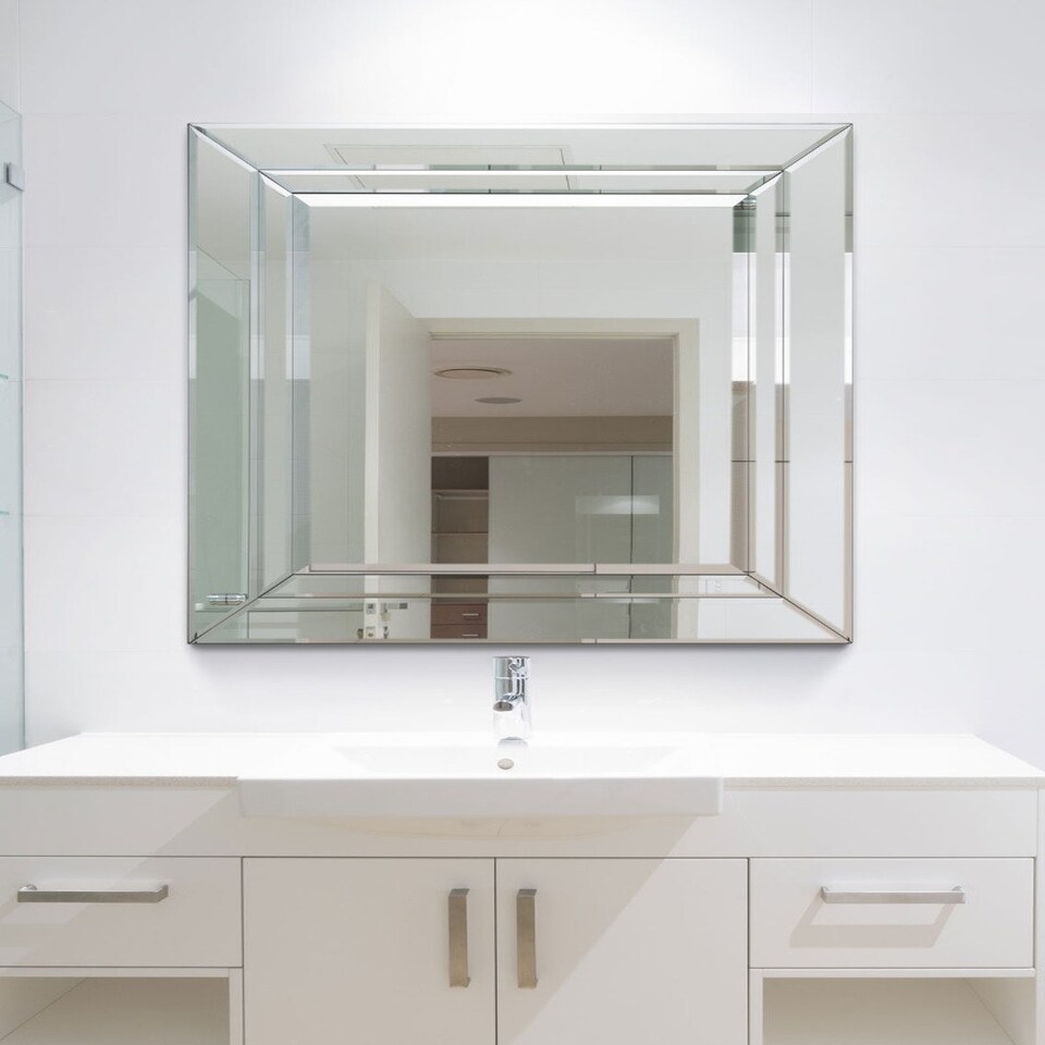 image 1 of Cranbury All Glass Mirror 68 x 58 CM N/A