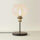 image 3 of ValueLights Sheridan Industrial Black Table Lamp | Clear