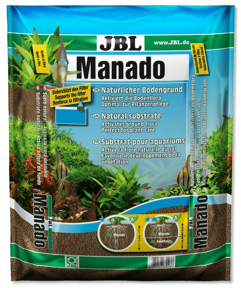 image 1 of JBL Manado Natural Substrate | Black