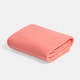 image 3 of OHS Soft Plush Polar Fleece Plain Throw | Pink | Coral - 150CMx200CM