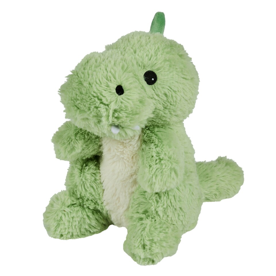 image 1 of Warmies Plush Green Baby Dinosaur LARGE