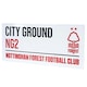 image 3 of Nottingham Forest FC City Ground Street Sign - White/Red/Black - One Size