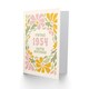 image 2 of Vintage Retro Pastel Floral Her Born 1954 Aged 71 Years Old 71st Birthday Card