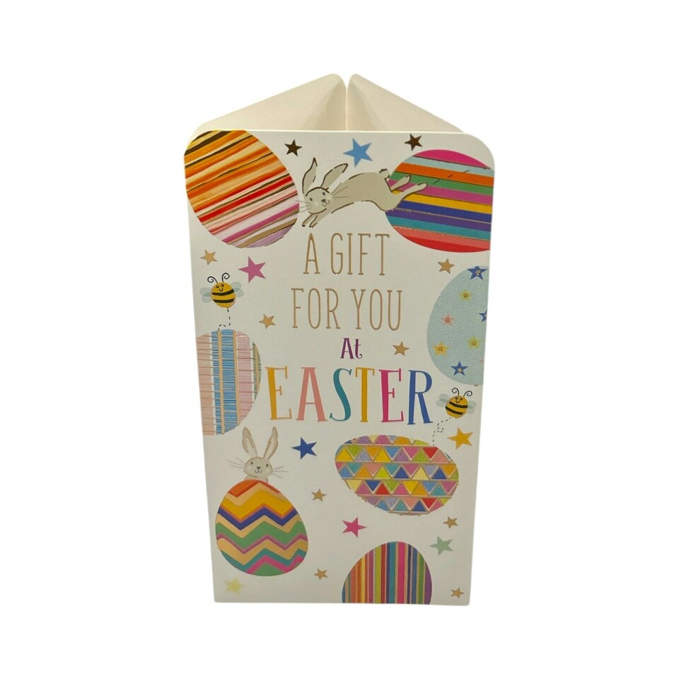 image 1 of A Gift For You At Easter Bunnies And Eggs Design Money Wallet Card