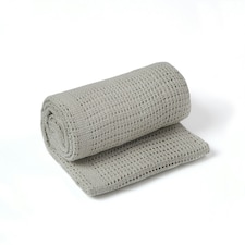 Clair de Lune Cellular Blanket Pram Size - Grey