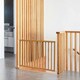 image 6 of Safetots Top of The Stairs Screw Fitted Stair Gate, Natural Wooden, 63.5cm - 105.5cm, Wood Baby Gate, Safety Gate | Cream | 1
