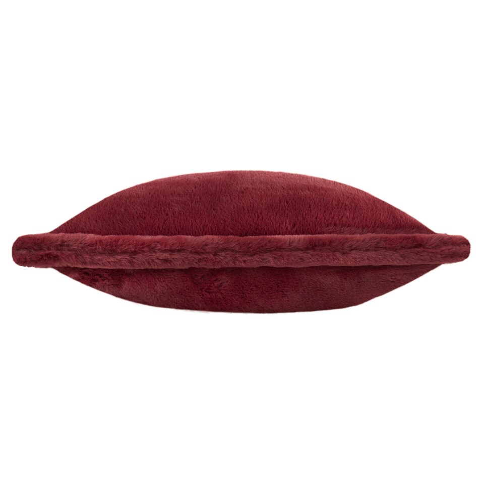image 1 of Furn Kallu Faux Fur Cushion Cover Brown | 45 cm x 45 cm