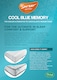 image 5 of Sareer 6 Inch Cool Blue Memory Foam Mattress 3FT | White | Single