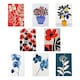 image 1 of Floral Greeting Art Cards Classic Garden Flower Artwork Set