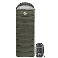 U Series Envelope Sleeping Bag with Hood | Green | Army Green | 150S