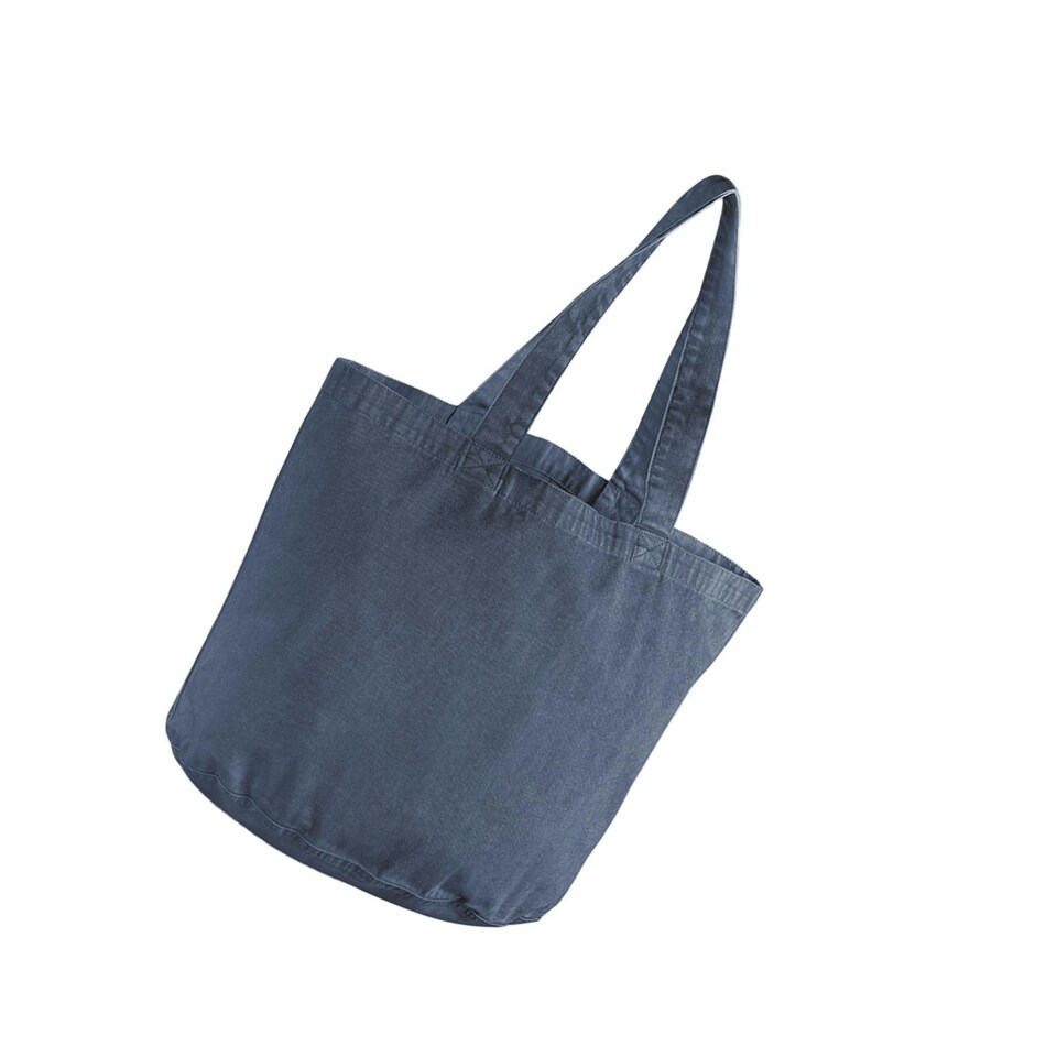 image 1 of Westford Mill Garment Dyed 29L Tote Bag - Vintage Denim - One Size