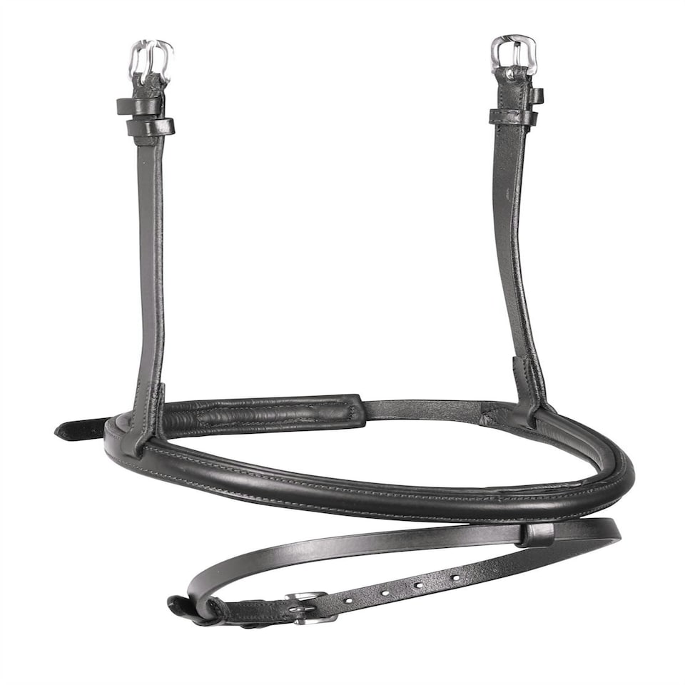 image 1 of Shires Velociti Padded Raised Flash Noseband Black | Size: Full
Colour: Black
