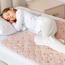 Lynmark® Toddler Potty Training Bed Pads - Non-slip 90 x 85cm Pink | Unicorn | Single