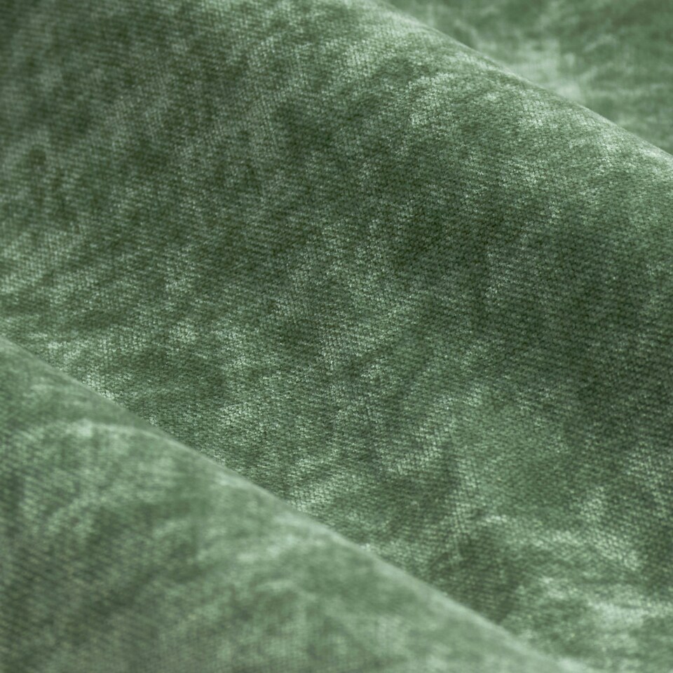 image 1 of Yard Heavy Chenille Velvet Eucalyptus Eyelet Curtains 229 x 229cm Multi