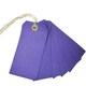 image 1 of Box of 1000 Purple Strung Tags 120mm x 60mm