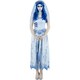 image 3 of Corpse Bride Womens/Ladies Emily Costume Set - White/Blue - L L
