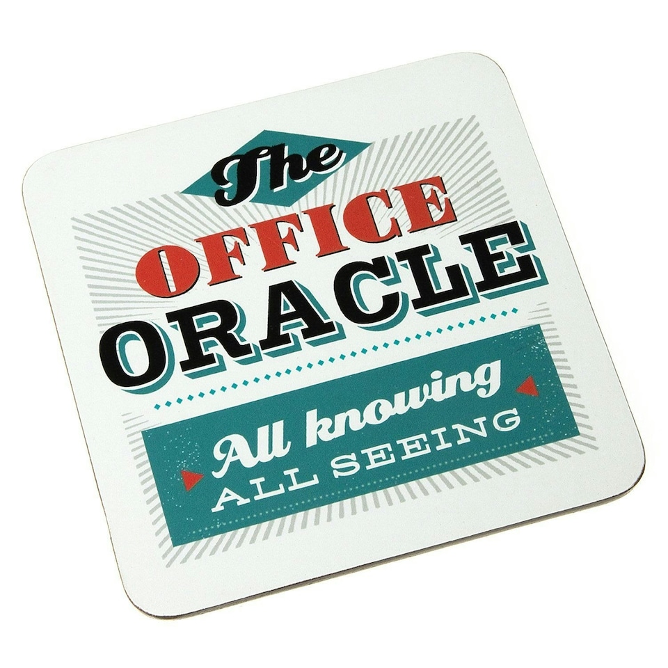 image 1 of Back Chat Backchat 'The Office Oracle' Coaster