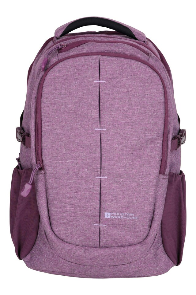 image 1 of Mountain Warehouse Vic Laptop Bag Durable Padded Work Travel Backpack Rucksacks | Purple