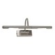 image 4 of ValueLights Capri Brushed Chrome Wall Light and LED Bulb Chrome
