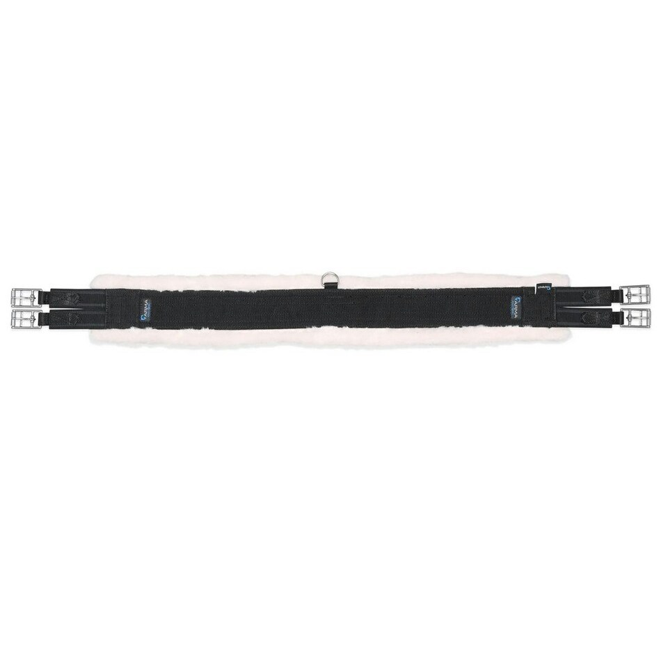 image 1 of Shires Fleece Lined Horse Girth - Black - 58in