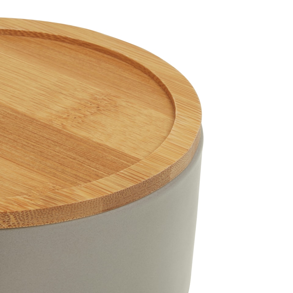image 1 of Maison by Premier Fenwick Medium Grey Storage Canister