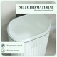 image 10 of HOMCOM Pedal Bin, Metal Kitchen Bin with Soft-close Lid Green | 20L