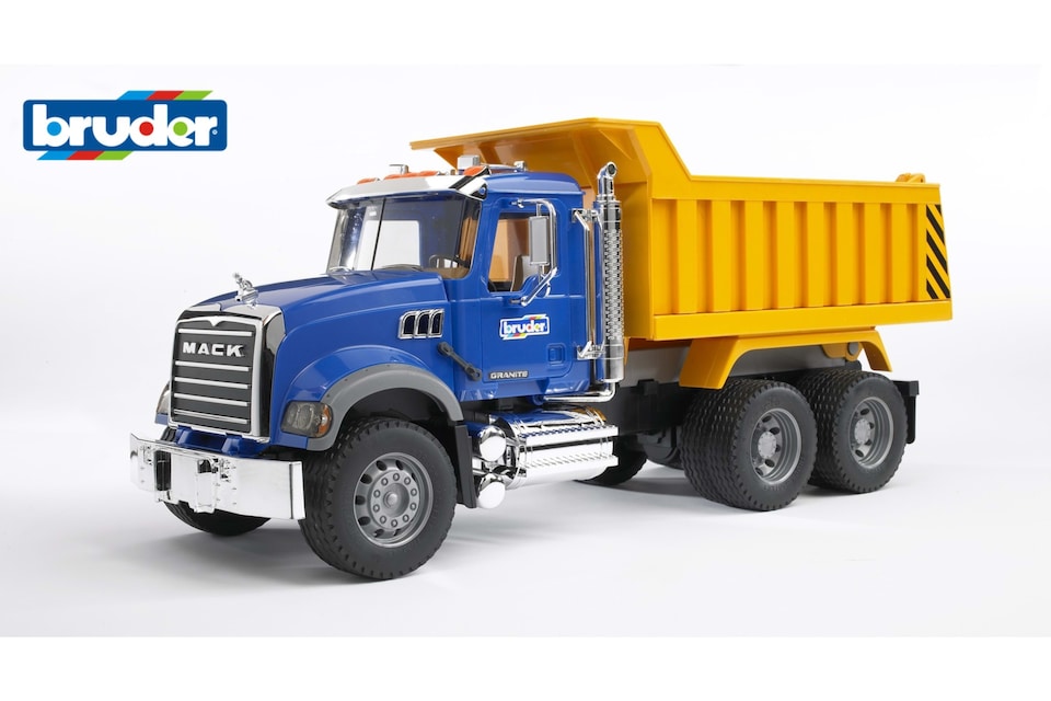 image 1 of Bruder MACK Granite Tip up truck Detailed Vehicle & Playset Model
