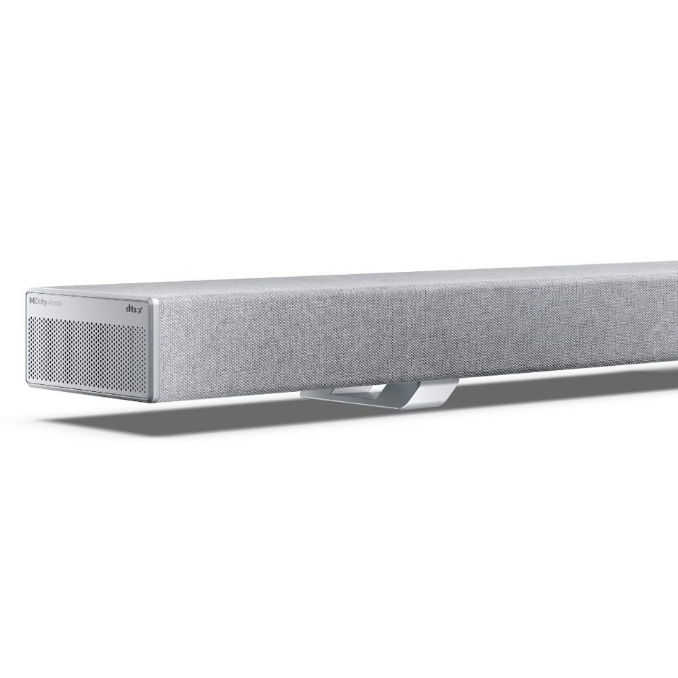 image 1 of SHARP HT-SBW55121(SL) Q 5.1.2 Dolby Atmos DTS:X Soundbar with Wireless Subwoofer - Silver