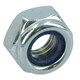 image 4 of M6 x 1.0mm Nyloc Nut Fastener Hexagonal Metric Nuts Grade 8 Zinc Plated 50pk