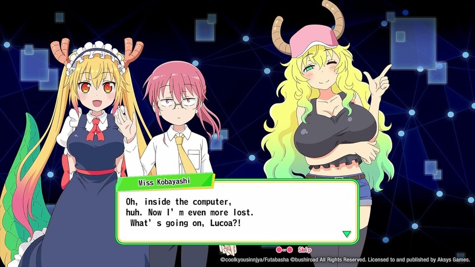 image 1 of Miss Kobayashis Dragon Maid Burst Forth Choro gon Breath USA IMPORT PS4