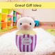 image 8 of Popcorn Pig Soft Toy Cute Plushie Huggable Cuddly Stuffed Toy 36cm Pink