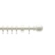 image 1 of 28mm Wooden White Curtain Pole Set 230cm