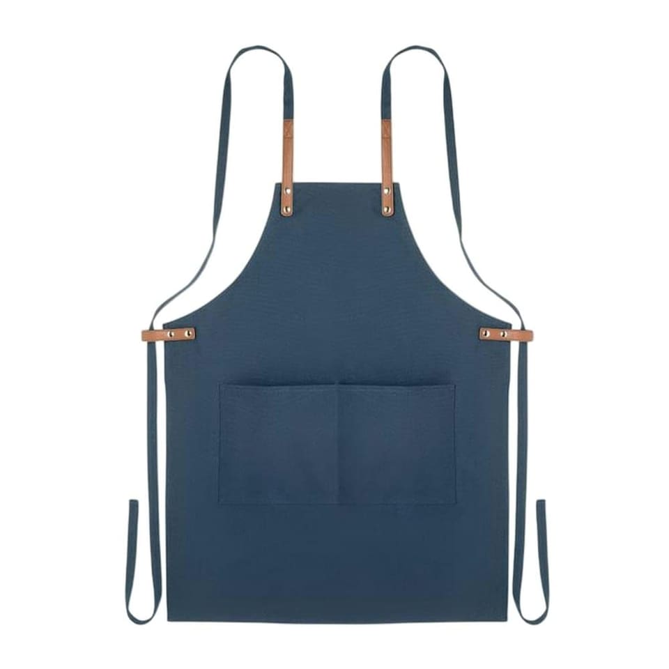 MidOcean Nagpur Colour Organic Cotton Apron - Blue - One Size | Blue