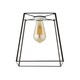 image 1 of ValueLights Susie Glass Pendant Lantern Black Lamp Shade & Bulb | Black