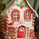 image 8 of 20cm Battery Operated Light up Gingerbread Candy Cabin with Warm White LEDs