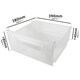 image 2 of Hoover Freezer Drawer Top Upper Middle Container Basket 390mm x 380mm x 180mm Clear