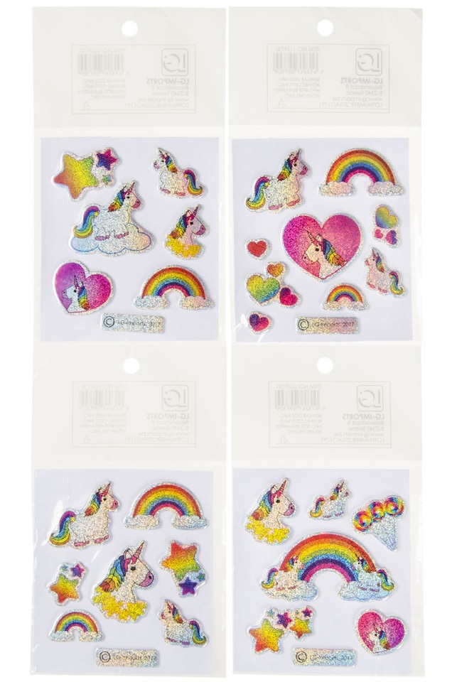 image 1 of Shiny Unicorn Stickers