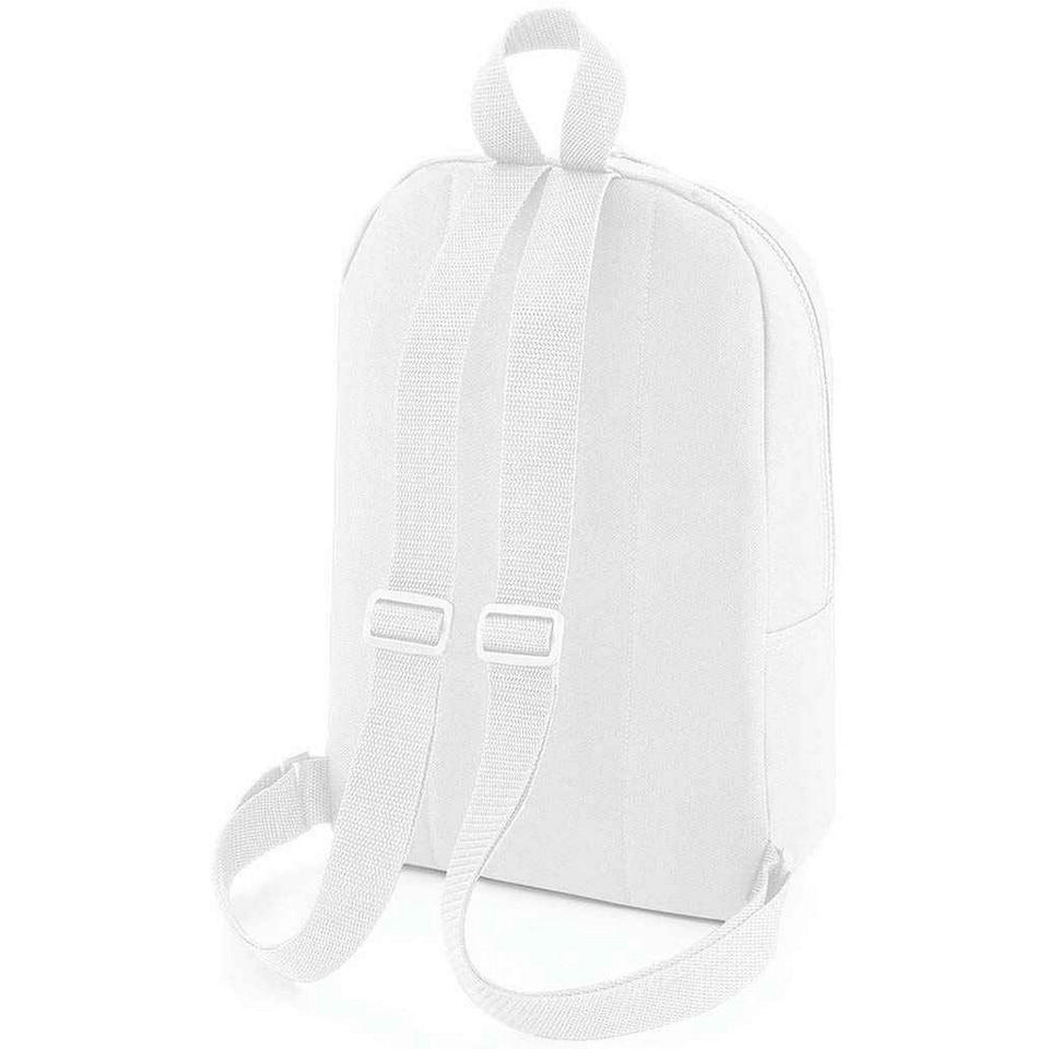 image 1 of Bagbase Essential Fashion Mini Backpack - White - One Size