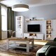 image 3 of Bohol 160cm Wall Shelf in Riviera Oak/White