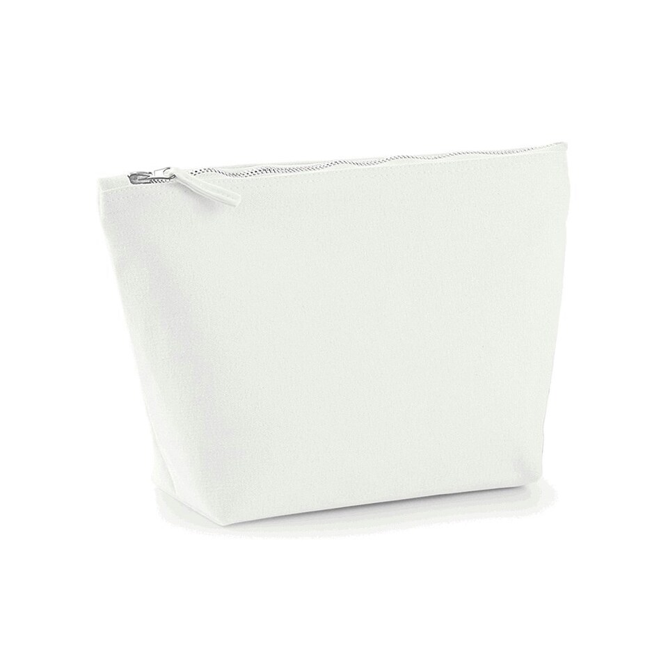 Westford Mill Canvas Accessory Bag - Off White - L White