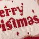 image 5 of Furn Candy Merry Christmas Tufted Cushion | Red | Red/White