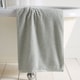 image 1 of D & D Popcorn Check Hand Towel Green