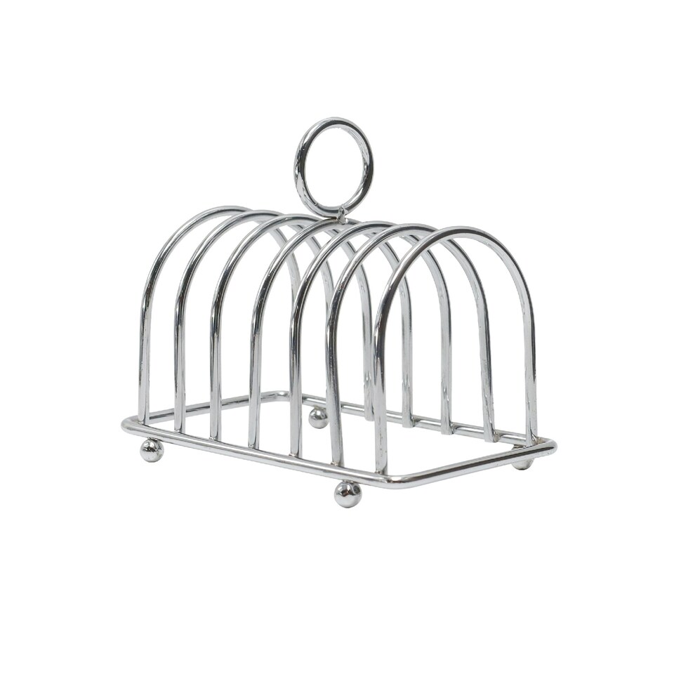 image 1 of Buckingham 6 Slice Toast Rack 14.5 cm - Chrome