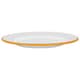 image 4 of Argon Tableware White Enamel Dinner Plates - 25.5cm - Yellow - Pack of 6 Yellow