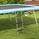 image 1 of SPORTNOW 2 Steps/3 Steps Galvanised Steel Trampoline Ladder Climbing | Silver