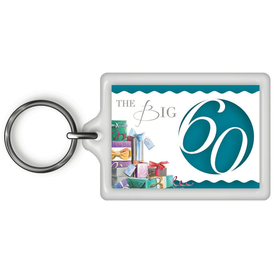 image 1 of Age 60th Celebrity Style World's Best Keyring