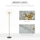 image 3 of HOMCOM Modern Floor Lamp with Dandelion-like Lampshade for Bedroom
