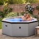 image 2 of Wave Como 6 Person Eco Foam Hot Tub, Graphite Grey