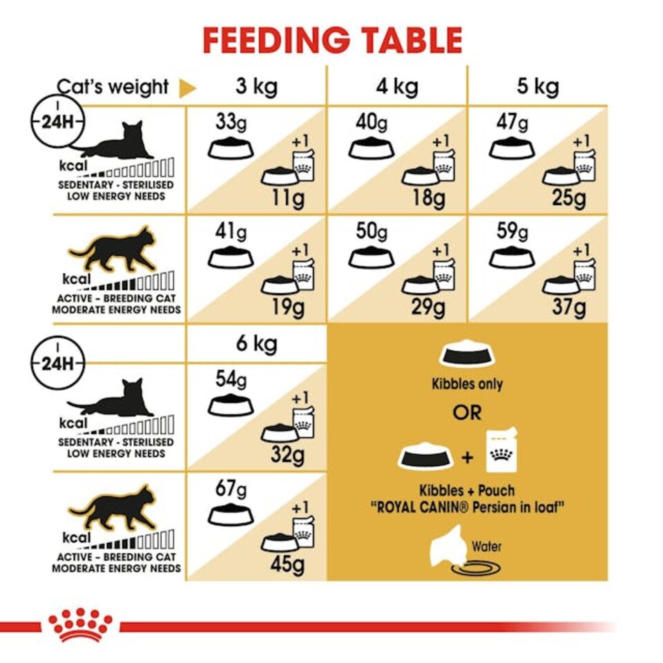 image 1 of Royal Canin Persian Adult Dry Cat Food - 400 g for Adult Persian Cats | Multi | 400g | Salmon, Turkey | 1
